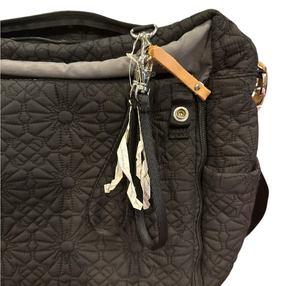 Petunia pickle bottom Black Quilted Women's diaper Bag